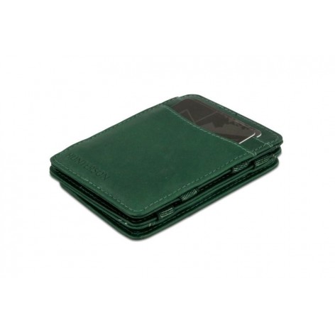 Billetera Magic Coin RFID Verde