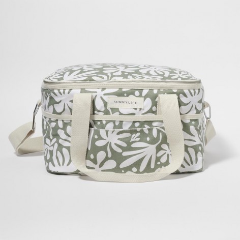 Canvas Cooler Bag The Vacay Olive