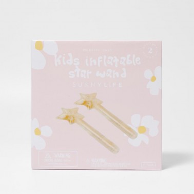 Kids Inflatable Star Wand Princess Swan Gold Set o