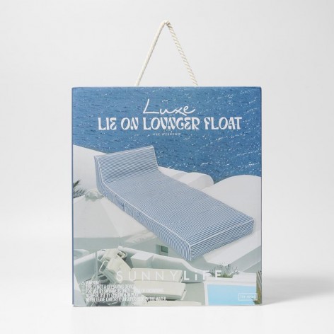 Luxe Lie-On Lounger Float Le Weekend Navy