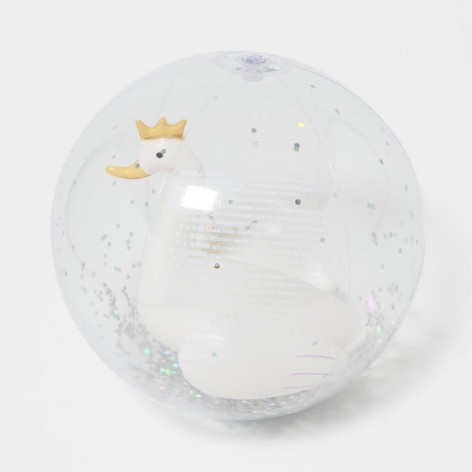 3D Inflatable Beach Ball Princess Swan Multi