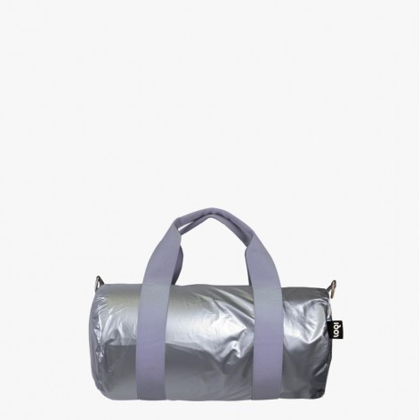 Bolsa fin de Semana Mini Loqi Metallic Plata