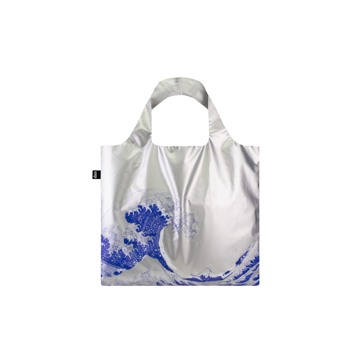 Bolsa Loqi Hokusai The Great Wave Silver