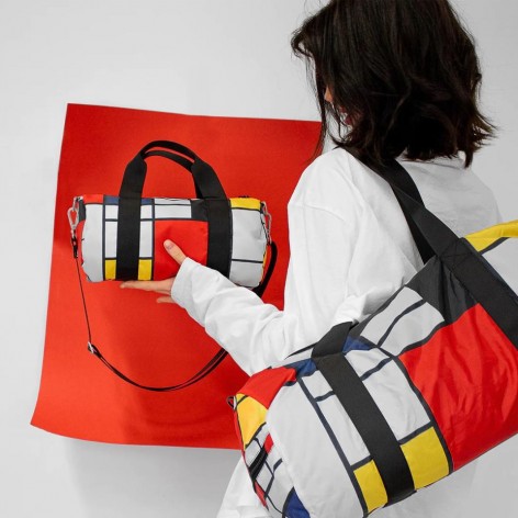 Bolsa fin de Semana Mini Loqi Mondrian Composition