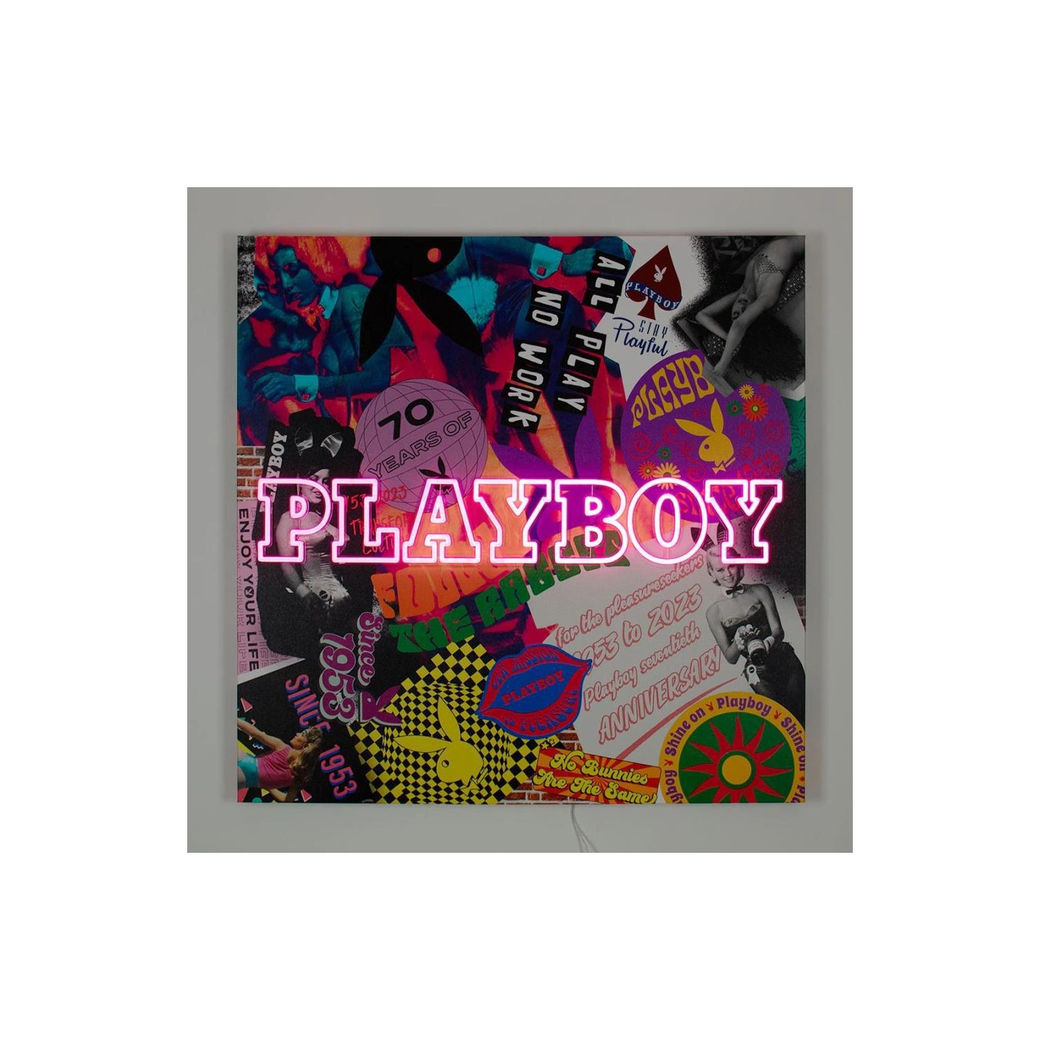 Cuadro Locomocean Playboy S Collage Pink