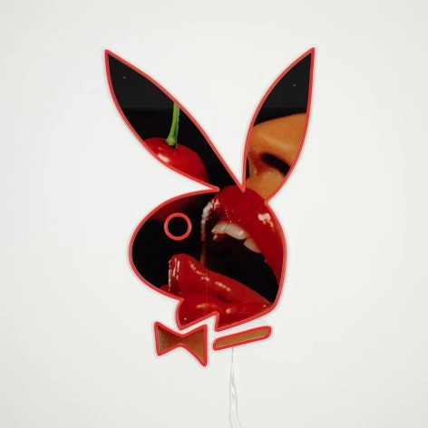 Glass Wall Neón Locomocean  Playboy Bunny Cherry