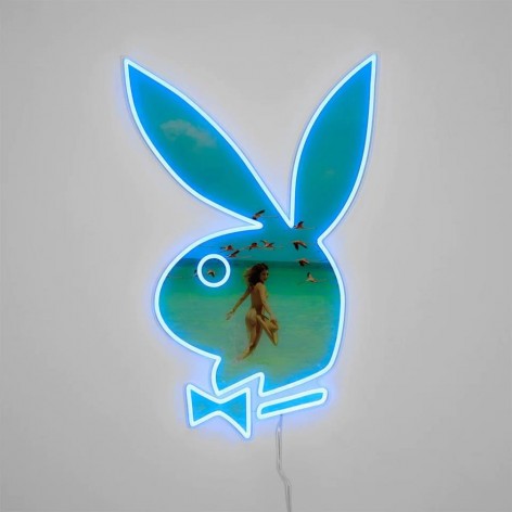 Glass Wall Neón Locomocean  Playboy Bunny Summer