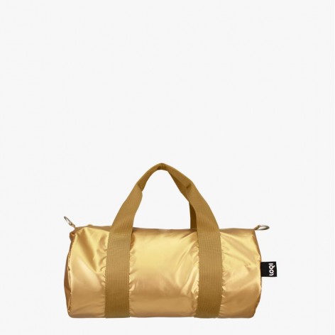 Bolsa Fin de Semana Mini Loqi Metallic Gold