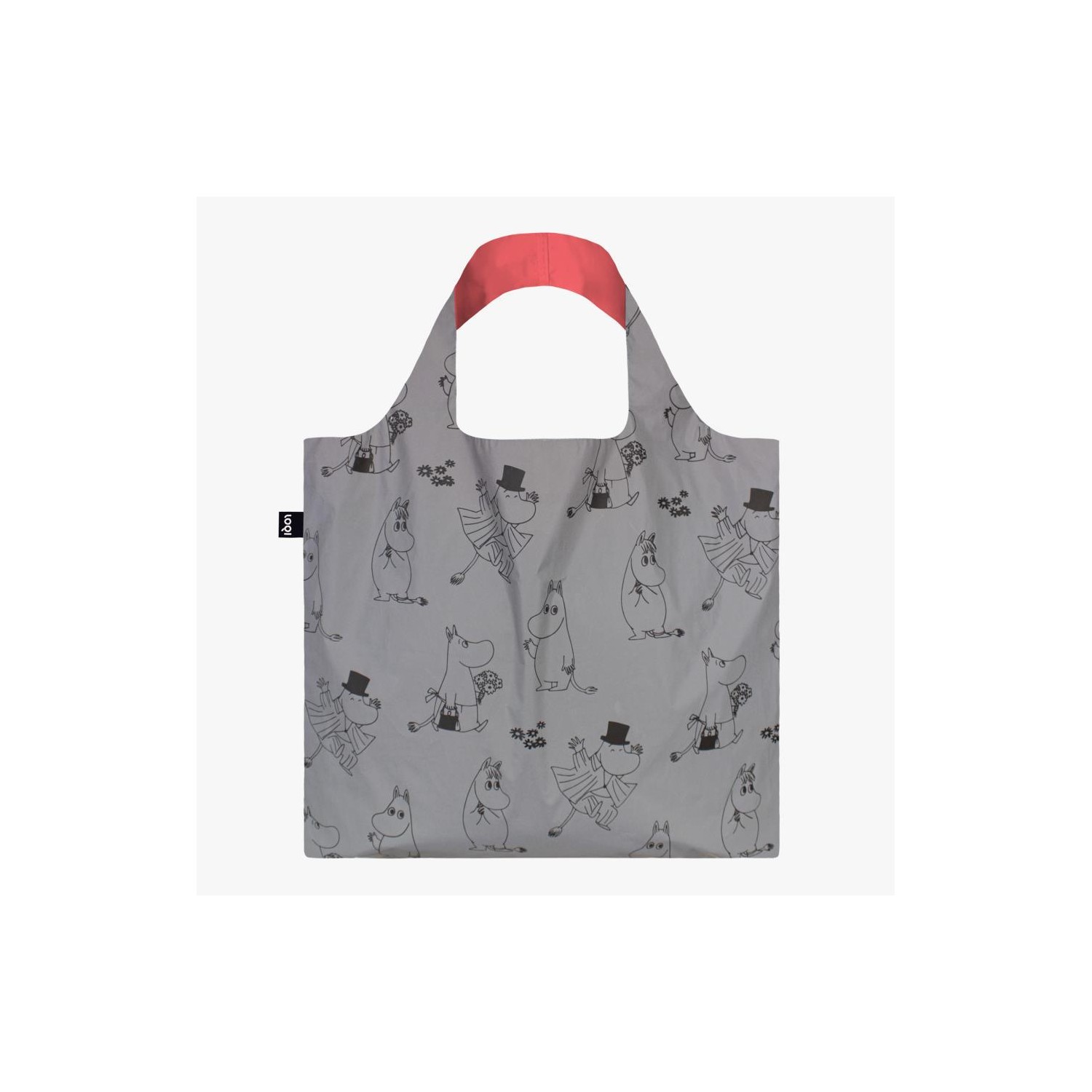 Bolsa Loqi Moomin Family Pattern