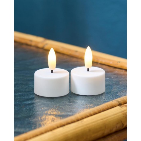 Set 2 Velas Tealight Sille Recargable Ø4xH2 2cm