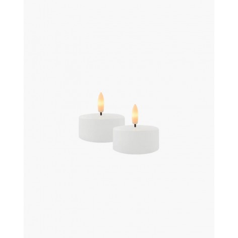 Set 2 Tealights Sirius Sille Recargables Ø6cm  H3