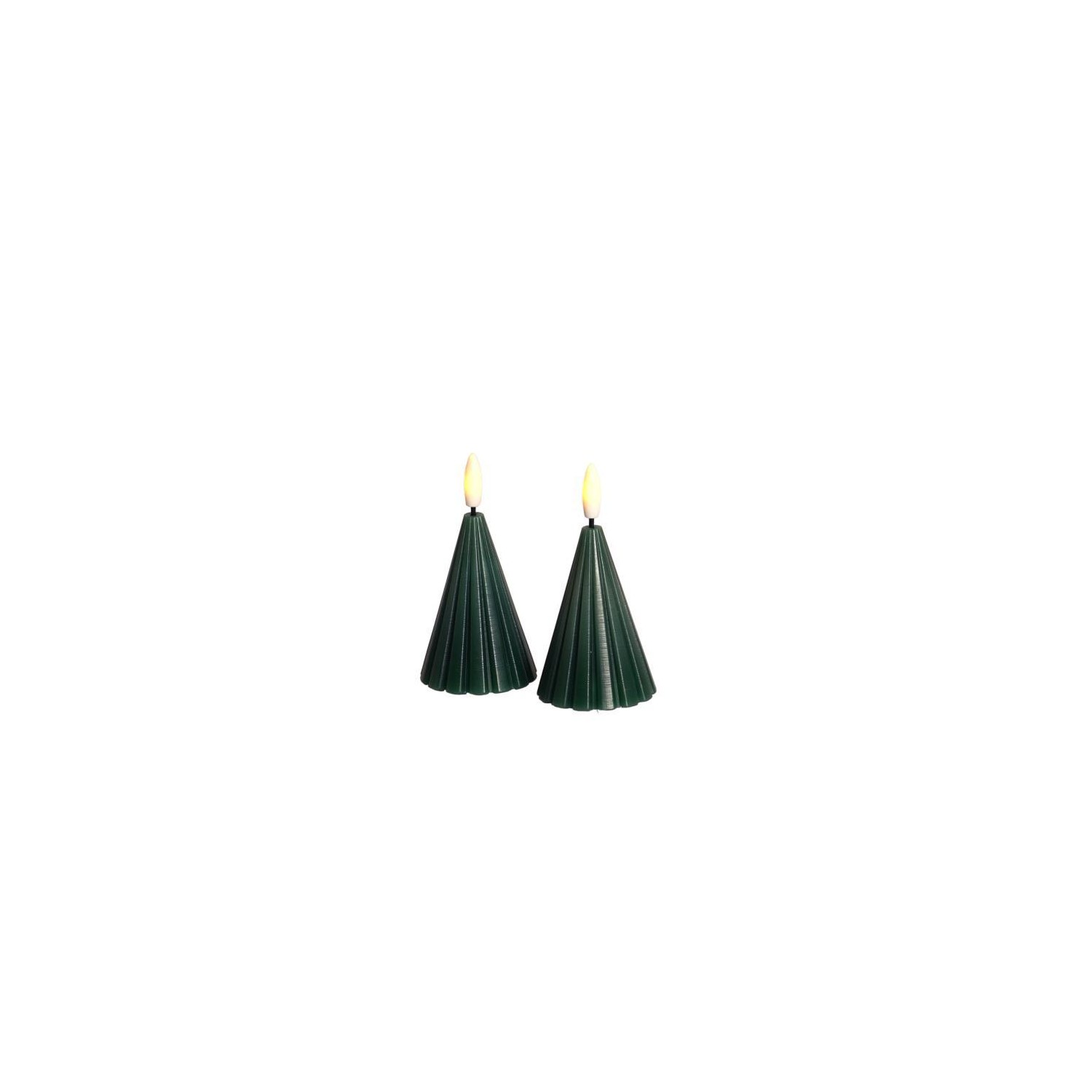 Vela Sirius Laura 2PCS Ø5 7XH11cm Verde