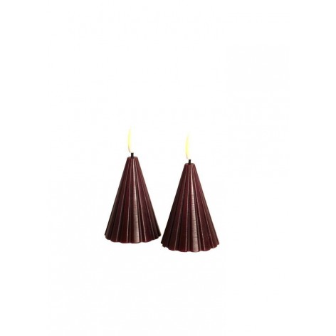 Vela Sirius Laura 2PCS Ø5 7XH11cm Granate